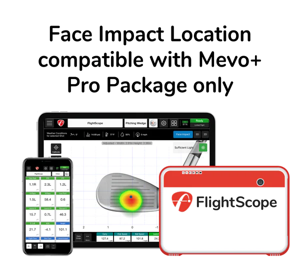 FlightScope Face Impact Location for Mevo+ Pro Package (Software Add-On)